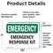 Signmission Response Kit, 10 in W x Rectangle, Vinyl Decal OS-2PACK-EM-D-710-L-10312 - alternate 2